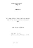 Luận văn Thạc sĩ Luật học: Quy định của pháp luật về công trình ghi công liệt sỹ thực trạng và phương hướng hoàn thiện