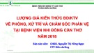 Bài giảng Lượng giá kiến thức ĐD/KTV về phòng, xử trí và chăm sóc phản vệ tại Bệnh viện Nhi Đồng Cần Thơ năm 2018 - CNĐD. Nguyễn Thị Hồng Ngọc