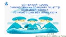 Bài giảng Cải tiến chất lượng chương trình an toàn phẫu thuật tại Bệnh viện Nhi Đồng 1 từ tháng 01/2018 đến tháng 4/2019 - Bs.CK1. Lê Minh Lan Phương