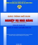 Giáo trình Nghiệp vụ nhà hàng (Nghề Kỹ thuật chế biến món ăn - Trình độ Trung cấp): Phần 2 - CĐ GTVT Trung ương I