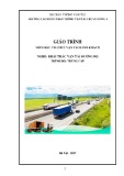 Giáo trình Tổ chức vận tải hành khách (Nghề Khai thác vận tải đường bộ - Trình độ Trung cấp) - CĐ GTVT Trung ương I