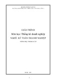 Giáo trình Thống kê doanh nghiệp (Nghề Kế toán doanh nghiệp - Trình độ Trung cấp) - CĐ GTVT Trung ương I