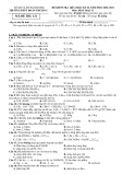 Đề thi giữa học kì 2 môn Hóa học lớp 11 năm 2020-2021 - Trường THPT Đoàn Thượng