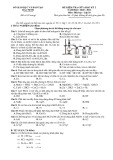 Đề thi giữa học kì 2 môn Hóa học lớp 10 năm 2020-2021 có đáp án - Sở GD&ĐT Bắc Ninh