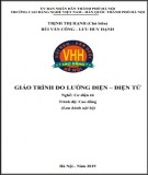 Giáo trình Đo lường điện - điện tử (Nghề: Cơ điện tử - Cao đẳng): Phần 2 - Trường CĐ nghề Việt Nam - Hàn Quốc thành phố Hà Nội