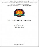 Giáo trình Cơ lý thuyết (Nghề: Hàn - Cao đẳng): Phần 2 - Trường CĐ nghề Việt Nam - Hàn Quốc thành phố Hà Nội