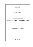 Luận văn Thạc sĩ Luật học: Giám đốc thẩm trong tố tụng dân sự Việt Nam