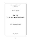 Luận văn Thạc sĩ Luật học: Hòa giải vụ án hôn nhân và gia đình