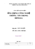 Sáng kiến kinh nghiệm THCS: Ứng dụng công nghệ thông tin trong hoạt động ngoài giờ lên lớp