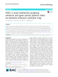 FOCS: A novel method for analyzing enhancer and gene activity patterns infers an extensive enhancer–promoter map