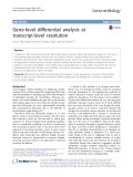 Gene-level differential analysis at transcript-level resolution