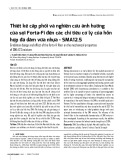 Thiết kế cấp phối và nghiên cứu ảnh hưởng của sợi Forta-Fi đến các chỉ tiêu cơ lý của hỗn hợp đá dăm vữa nhựa - SMA12.5