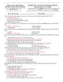 Đề thi học kì 2 môn Lịch sử lớp 12 năm 2020-2021 có đáp án - Trường THPT Đoàn Thượng