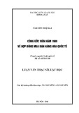 Luận văn Thạc sĩ Luật học: Công ước Viên năm 1980 (CISG) về hợp đồng mua bán hàng hóa quốc tế