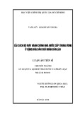 Luận án Tiến sĩ Luật học: Cải cách bộ máy hành chính nhà nước cấp trung ương ở Cộng hòa dân chủ nhân dân Lào