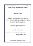 Luận án Tiến sĩ Y học: Nghiên cứu đột biến gen IDH1/2 của u tế bào thần kinh đệm lan tỏa ở người trưởng thành