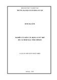 Luận án Tiến sĩ Kỹ thuật điện: Nghiên cứu kết cấu động cơ từ trở để cải thiện đặc tính mômen