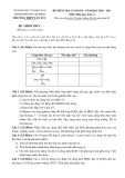 Đề thi học kì 2 môn Hóa học lớp 11 năm 2020-2021 có đáp án - Trường THPT Tân Túc