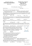 Đề thi học kì 2 môn Vật lí lớp 11 năm 2020-2021 có đáp án - Trường THPT Nguyễn Khuyến
