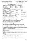 Đề thi học kì 2 môn Tiếng Anh lớp 7 năm 2020-2021 - Trường THCS Thị trấn Vũ Thư