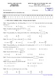 Đề thi học kì 2 môn Toán lớp 10 năm 2020-2021 có đáp án - Trường THPT Kim Liên