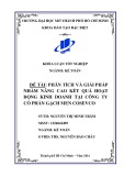 Khóa luận tốt nghiệp: Phân tích và giải pháp nhằm nâng cao kết quả hoạt động kinh doanh tại Công ty cổ phần Gạch men COSEVCO