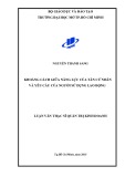 Luận văn Thạc sĩ Quản trị kinh doanh: Khoảng cách giữa năng lực của tân cử nhân và yêu cầu của người sử dụng lao động