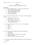 Managerial Economics - Homework 2: Optimal decisions using marginal analysis