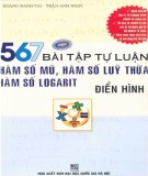 567 bài tập tự luận hàm số mũ, hàm số lũy thừa, hàm số Logarit điển hình - Phần 1