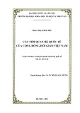 Luận văn Thạc sĩ Quan hệ quốc tế: Các mối quan hệ quốc tế của cộng đồng Hồi Giáo Việt Nam