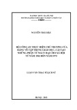 Luận văn Thạc sĩ Lịch sử: Bộ Công An thực hiện chủ trương của Đảng về tập trung giáo dục, cải tạo những phần tử nguy hại cho xã hội từ năm 1961 đến năm 1975