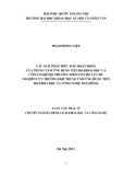 Luận văn Thạc sĩ Quản lý khoa học và công nghệ: Các giải pháp thúc đẩy hoạt động của Trung tâm Ứng dụng tiến bộ khoa học và công nghệ địa phương theo cơ chế tự chủ (nghiên cứu trường hợp trung tâm ứng dụng tiến bộ khoa học và công nghệ Thái Bình)