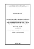 Thesis of Doctor of Philosophy: A study on structural and semantic components of typical English and Vietnamese idioms