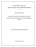 Luận văn Thạc sĩ Quản trị kinh doanh: Tác động của trí tuệ cảm xúc đến căng thẳng trong công việc của nhân viên kế toán trên địa bàn thành phố Hồ Chí Minh