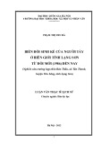 Luận văn Thạc sĩ Lịch sử: Biến đổi sinh kế của người Tày ở biên giới tỉnh Lạng Sơn từ đổi mới (1986) đến nay (nghiên cứu trường hợp thôn bản thẩu, xã Tân Thanh, huyện Văn Lãng, tỉnh Lạng Sơn)