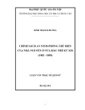 Luận văn Thạc sĩ Lịch sử: Chính sách an ninh ­phòng thủ biển của nhà Nguyễn ở nửa đầu thế kỷ XIX (1802 - 1858)