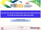 Bài giảng Vai trò của siêu âm trong đánh giá chức năng tim thai kỹ thuật và ứng dụng trên lâm sàng - BS. Nguyễn Thi Duyên