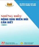 Những kiến thức cần thiết dành cho nông dân miền núi (Tập 1): Phần 2