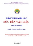 Giáo trình Sức bền vật liệu (Nghề Xây dựng cầu đường – Trình độ trung cấp) – Trường CĐ GTVT Trung ương I