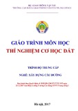 Giáo trình Thí nghiệm cơ đất (Nghề Xây dựng cầu đường – Trình độ trung cấp) – Trường CĐ GTVT Trung ương I