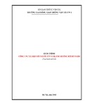 Giáo trình Công tác xã hội với người có và bị ảnh hưởng bởi HIV (Nghề Công tác xã hội - Trình độ Cao đẳng) - CĐ GTVT Trung ương I