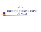 Bài giảng Kiến trúc máy tính và hệ điều hành: Bài 6 - Nguyễn Hồng sơn