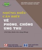 Kiến thức cần biết về phòng chống bệnh ung thư: Phần 2