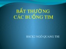 Bài giảng ECG 3: Bất thường các buồng tim