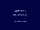 Lecture Data Structures: Lesson 45