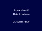 Lecture Data Structures: Lesson 42