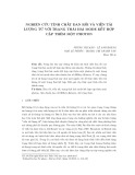 Nghiên cứu tính chất đan rối và viễn tải lượng tử với trạng thái hai mode kết hợp cặp thêm một photon