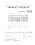 Tính dẫn điện của điện tử trong dị cấu trúc bán dẫn gan algan pha tạp đồng nhất