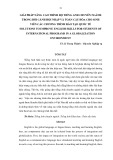 Giải pháp nâng cao trình độ tiếng Anh chuyên ngành trong bối cảnh hội nhập và toàn cầu hóa cho sinh viên các chương trình đào tạo quốc tế