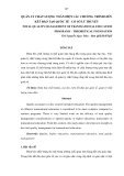 Quản lý chất lượng toàn diện các chương trình liên kết đào tạo quốc tế - cơ sở lý thuyết